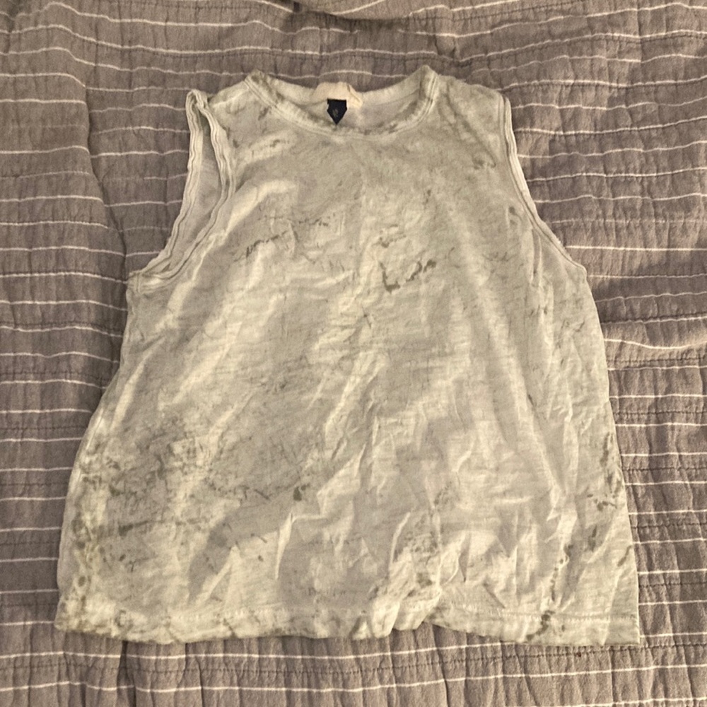 Green marble tank